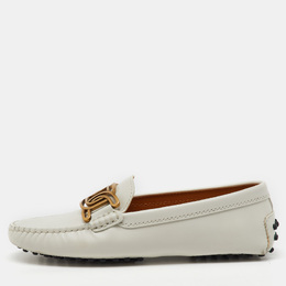 Tod's: Белые лоферы  Kate