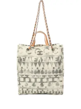 CHANEL Pre-Owned: Светлая сумка-шоппер 