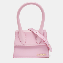 Jacquemus: Розовая сумка  Le Chiquito Moyen