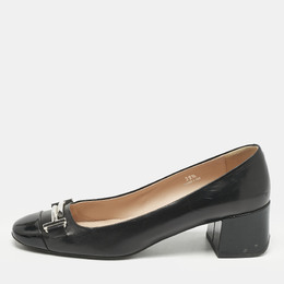 Tod's: Чёрные лоферы  Double T