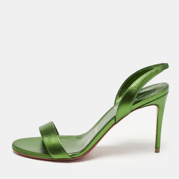 Christian Louboutin: Зелёные сандалии 