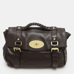 Mulberry: Коричневая сумка  Alexa