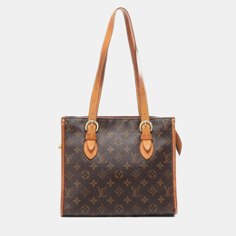 Louis Vuitton: Коричневая сумка-шоппер 