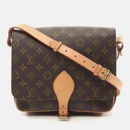 Louis Vuitton: Коричневая сумка через плечо 