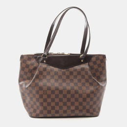 Louis Vuitton: Коричневая сумка-шоппер 