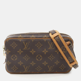 Louis Vuitton: Коричневая сумка 