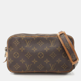 Louis Vuitton: Коричневая сумка 