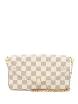 Louis Vuitton Pre-Owned: Белая сумка 