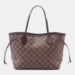 Louis Vuitton: Коричневая сумка-шоппер  Neverfull