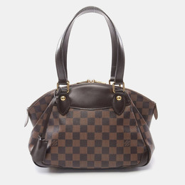Louis Vuitton: Коричневая сумка 