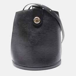 Louis Vuitton: Чёрная сумка  Épi