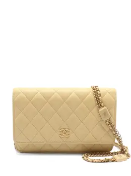 CHANEL Pre-Owned: Светлый кошелёк 