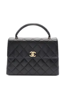 CHANEL Pre-Owned: Чёрная сумка 