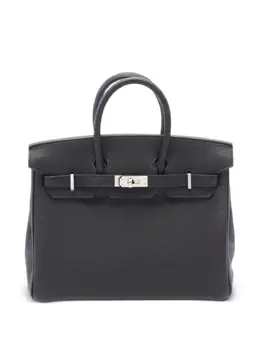 Hermès Pre-Owned: Чёрная сумка-шоппер 