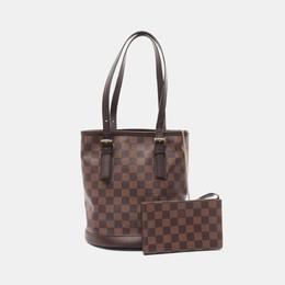 Louis Vuitton: Коричневая сумка-шоппер 
