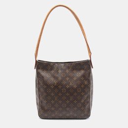 Louis Vuitton: Коричневая сумка  Looping