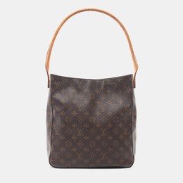 Louis Vuitton: Коричневая сумка  Looping