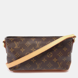 Louis Vuitton: Коричневая сумка через плечо 