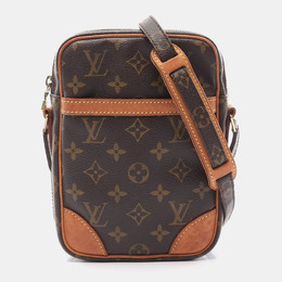 Louis Vuitton: Коричневая сумка через плечо 