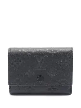 Louis Vuitton Pre-Owned: Чёрный кошелёк 
