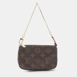 Louis Vuitton: Коричневая сумка  Pochette Accessoires