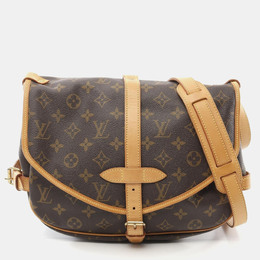 Louis Vuitton: Коричневая сумка 