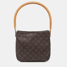 Louis Vuitton: Коричневая сумка  Looping