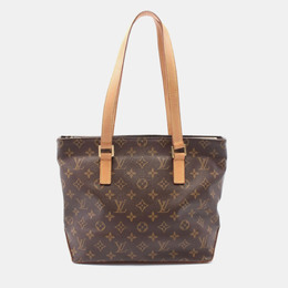Louis Vuitton: Коричневая сумка-шоппер 