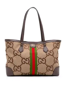 Gucci Pre-Owned: Коричневая сумка-шоппер 