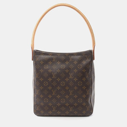 Louis Vuitton: Коричневая сумка  Looping