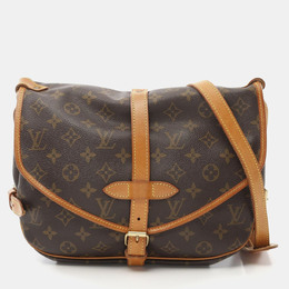 Louis Vuitton: Коричневая сумка 