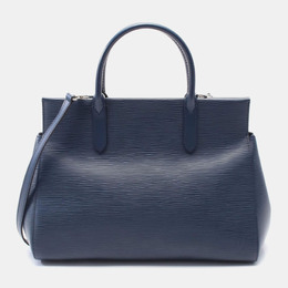 Louis Vuitton: Синяя сумка  Épi