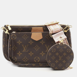 Louis Vuitton: Коричневая сумка  Pochette Accessoires