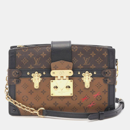 Louis Vuitton: Коричневый клатч 