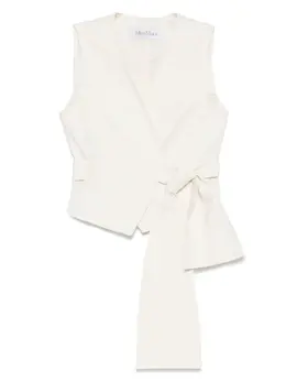Max Mara: Белый топ 