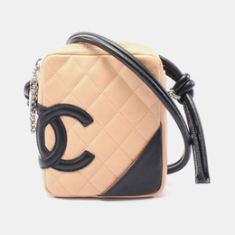 Chanel: Бежевая сумка через плечо 