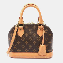 Louis Vuitton: Коричневая сумка  Alma BB