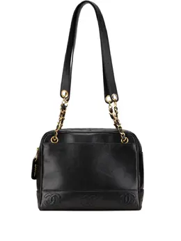 CHANEL Pre-Owned: Чёрная сумка 