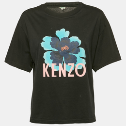 Kenzo: Чёрная футболка 