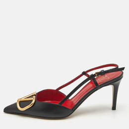 Valentino: Чёрные туфли  VLogo