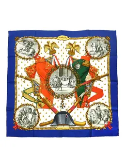 Hermès Pre-Owned: Голубой шарф 