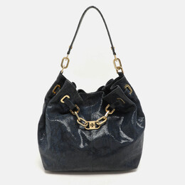 Tory Burch: Чёрная сумка  Hobo