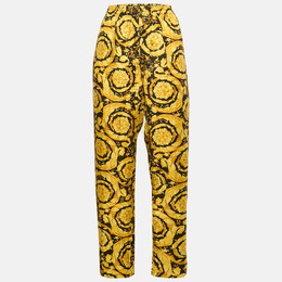 Versace: Жёлтые брюки  Barocco