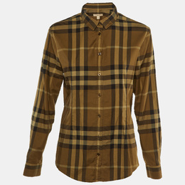 Burberry Brit: Рубашка цвета хаки 