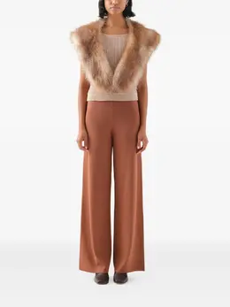 Unreal Fur: Коричневый шарф 