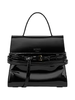 Moschino: Чёрная сумка-шоппер 