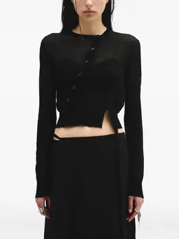 Ann Demeulemeester: Чёрный кардиган 