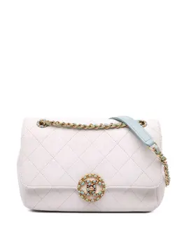 CHANEL Pre-Owned: Голубая сумка 