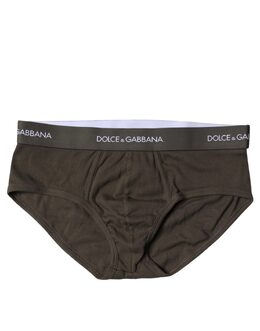 Dolce & Gabbana: Серые трусы 