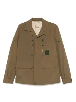 Moncler Grenoble: Куртка цвета хаки 